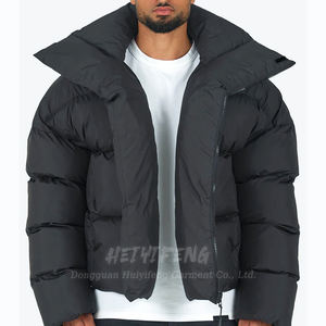 Piumini imbottiti in piumino d'oca bianchi da esterno antivento invernali personalizzati 100% piumini <span class=keywords><strong>oversize</strong></span> in poliestere con Zip - Product Image 2