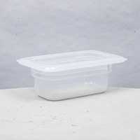 Hitze beständiger transparenter Küchen topf-Stapelbarer PP-Kunststoff-Lebensmittel zubereitung behälter zum Backen/Dämpfen/Vakuum kochen