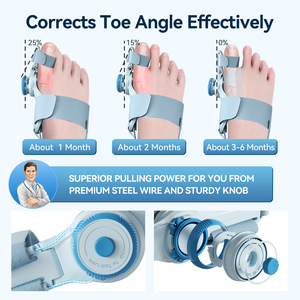 Hôpital Halux Hallux Flexible Coach Toe Tech Straightener Love Tool Correct Corrector Big Inventions Alicates pour les <span class=keywords><strong>orteils</strong></span> - Product Image 2