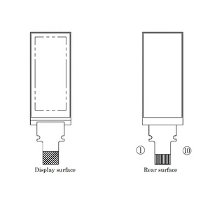 1.08-inch bán trong suốt bán phản xạ 160*68 ls011b7dh03 TFT Màn hình LCD module cho thông minh mặc đồng hồ - Product Image 3