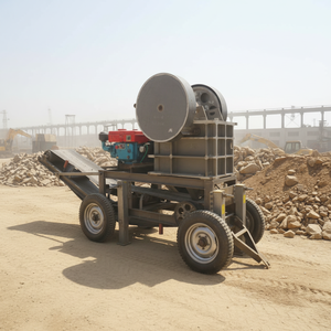 Concasseur à mâchoires mobile haute performance et pratique avec moteur AC et contrôle PLC, fonctionnement simple, rendement élevé, capacité de 40-50t/h - Product Image 3