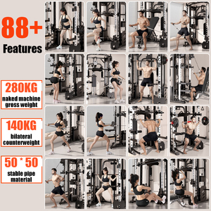 Équipement de fitness commercial tout-en-un, <span class=keywords><strong>cage</strong></span> Smith, entraîneur multifonctionnel, système de salle de sport à domicile, entraînement musculaire, machine Smith - Product Image 4
