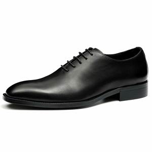 Zapatos Formales de Negocios de Cuero Genuino para Hombre, Zapatos de Cuero Vacuno Minimalistas de Una Pieza, Zapatos Oxford de Estilo Británico para Hombre - Product Image 5