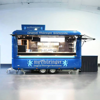 Aangepaste Concessie Food Truck Kleine Hotdog Coffeeshop Kar Mobiele Catering Fastfood Trailer Met Kookgerei Te Koop