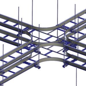 سلم داخلي خارجي كابل أرضي ترونكينغ صينية سباق شبكة أسلاك فولاذية - Product Image 4