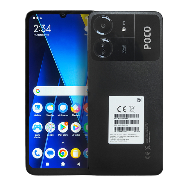 Cross-border Poco C65 Genuine Unopened Special Mobile Phone 5G Gaming Smartphone OLED Display 120Hz 65W Fast Charging English