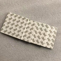 80*80mm 3mm d'épaisseur imperméable NFC Menu autocollant plaque acrylique vierge avec 213 puce Google Review modèle ISO fréquence 13.56MHz