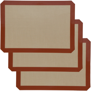 Tapis <span class=keywords><strong>de</strong></span> <span class=keywords><strong>cuisson</strong></span> <span class=keywords><strong>réutilisable</strong></span> en silicone antiadhésif - Product Image 4