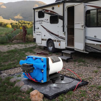 Pompe à jet de vin électrique 12V haute pression 3,0 GPM AC/DC pour camping-car, caravane, bateau, yacht, résistante à l'eau salée, pompe à eau propre solaire OEM