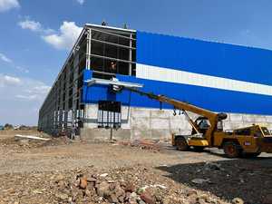 Giá rẻ kim loại đổ thép xây dựng nhà kho đúc sẵn Kết Cấu Thép - Product Image 5