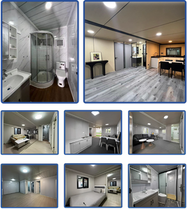 Moderne Europese 20ft 2-slaapkamer uitbreidbare luxe stalen containerwoning mobiel appartement woonkamer skiresort hotel - Product Image 3