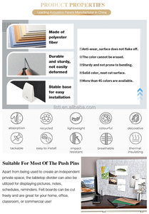 Cloisons de table pliables et flexibles, faciles à installer, panneaux en feutre de 9 mm, gris foncé, écran de confidentialité, panneaux pliables, séparateurs de bureau mobiles - Product Image 6