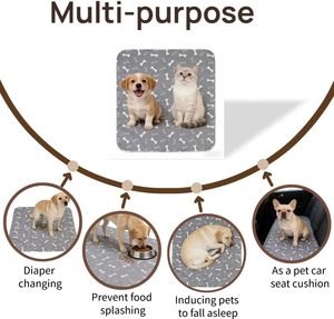 Reusable Dog Training <b>Pads</b> Super Absorbent Waterproof Dog Mat <b>Pee</b> <b>Pads</b> Washable Fast Drying Dog Training <b>Pads</b> - Product Image 6