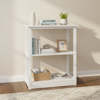 Modernes Bücherregal mit Versteckten Gleitschienen Versteckbares Regal Wohnzimmer Schlafzimmer Apartment Holz Platzsparend
