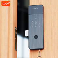 Offre Spéciale : Serrure Intelligente Tuya pour Porte en Verre à Empreinte Digitale avec Contrôle Mobile, Contrôle d'Accès de Bureau, Type Clé, Serrure Intelligente avec Caméra