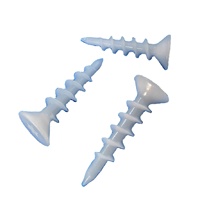 Vis de fixation POM pour plaque de support étanche, pour plaque extrudée XPS, métrique 8*35, à tête fraisée en plastique, Grade A, couleur naturelle