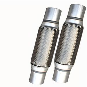 Tube <span class=keywords><strong>flexible</strong></span> <span class=keywords><strong>d</strong></span>'<span class=keywords><strong>échappement</strong></span> de voiture Double tressé Soufflet <span class=keywords><strong>flexible</strong></span> avec mamelon <span class=keywords><strong>pour</strong></span> le soudage - Product Image 5