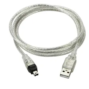 Usb c'ye 1.5m USB kablosu firewire kablo usb ila 4 pin ieee 1394 Firewire veri kablosu firewire
