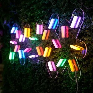 Fabrika doğrudan özel led ışık neon burcu hiçbir MOQ dropshipping odası doğum günü partisi ev düğün dekor