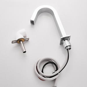 Grifo Automático <span class=keywords><strong>con</strong></span> <span class=keywords><strong>Sensor</strong></span> para Lavabo de Baño, Grifo Sin Contacto Cromado <span class=keywords><strong>con</strong></span> Detección de Movimiento para Lavabo Comercial de Hotel - Product Image 5