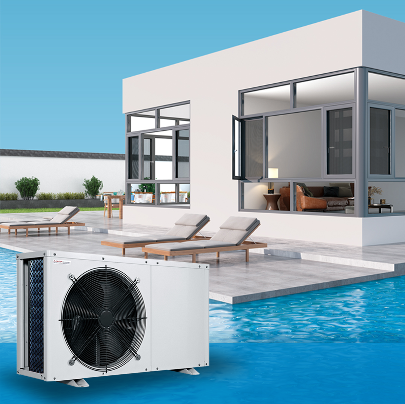 Hot Selling Air Source DC Inverter Heat Pumps R32 Water Chiller and Heater  Pump for Swimming Pool SPA