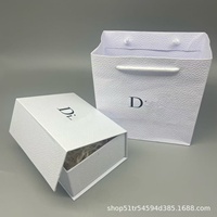 Crownwin Boîte Cadeau Carrée Bronzante pour Emballage Cosmétique, Parfum et Brillant à Lèvres