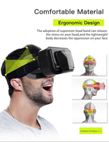 SHINECON G10 VR casque 3D IMAX théâtre lunettes casque de réalité virtuelle pour Smartphones 4.7-7 "avec expérience immersive HD