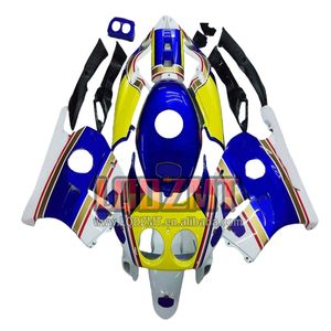 Corps d'injection bleu blanc pour HONDA CBR250RR MC19 CBR250 <span class=keywords><strong>CBR</strong></span> <span class=keywords><strong>250</strong></span> RR CC 250RR 88 89 72LQ.0 <span class=keywords><strong>CBR</strong></span> 250CC <span class=keywords><strong>1988</strong></span> 1989 Kit de carénage OEM - Product Image 1