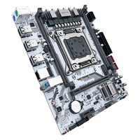 Carte mère JGINYUE X79M-V3 X79M-G ARGB M-ATX LGA2011 compatible avec Xeon E5 V1 V2 DDR3 1333MHz 32GB M.2 NVME SATA