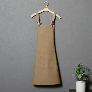 Grembiule da campeggio personalizzato personalizzato in cotone Denim impermeabile da campeggio grigliare artista cameriere da donna - Product Image 4