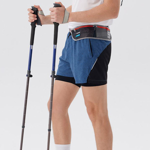 Wholesale New Design Absorb Sweat Breathable 92% Polyester and 8% Spandex Quick Dry Fabric Mens Workout Short for Gym <b>Running</b> - Product Image 2
