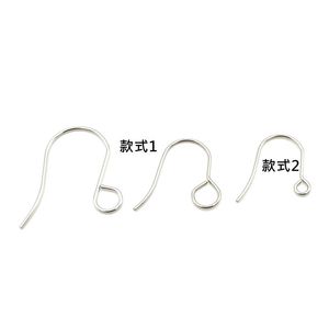 Crochets d'oreille en acier inoxydable plaqués or 18 carats en forme de point d'interrogation pour la fabrication de boucles d'oreilles, accessoires de bijouterie DIY - Product Image 2