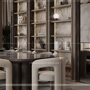 <span class=keywords><strong>Table</strong></span> à manger ovale allongée3mtable à manger de luxe ensemble moderne 10 places italien léger luxe <span class=keywords><strong>table</strong></span> à manger designer-personnalisé - Product Image 6