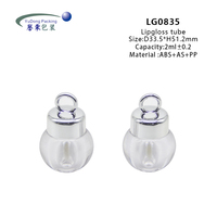 Conteneurs de gloss à lèvres miniatures personnalisés de 2 ml, tubes de gloss à lèvres en plastique pour huile à lèvres et baume à lèvres, emballage cosmétique en gros