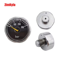 Manomètres à air miniature Zimakyfa 1/8BSPP, 250bar/300bar/350bar, régulateur de gaz en laiton, emballage personnalisé pour Tr21-4