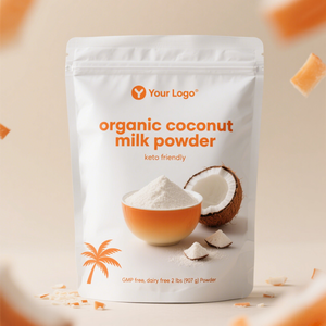 ผงสกัดมะพร้าวออร์แกนิกคุณภาพสูง ผงนมมะพร้าวแบบขายส่ง - Product Image 5