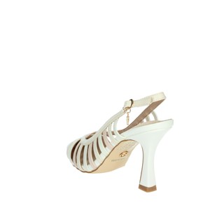 Gd63 scarpe da ufficio con Slingback bianco/Beige tacchi sottili a punta 5cm chiusura Slip-On PU EVA soletta morbida Logo per la primavera/estate - Product Image 2