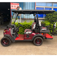 Approvisionnement d'usine Borcart chariots de golf hors route chariot de golf électrique de chasse au lithium châssis bas voiture de club nouveau style