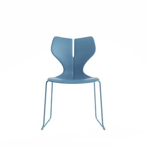 Design Büromöbel Moderner PP Sitz und Rücken Meeting Wartes tühle Konferenz raum Stühle Bürostuhl ohne Arm