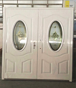 Puerta de Entrada de Acero de 36 X 80 y Puerta Principal de Acero Moderna para Exteriores Residenciales para el Mercado de Bahamas - Product Image 5