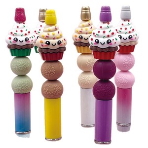 Perles de dentition en silicone en forme de gâteau pour la fabrication de bracelets 3M+ Perles rondes à insérer de qualité alimentaire Vente en gros - Product Image 5