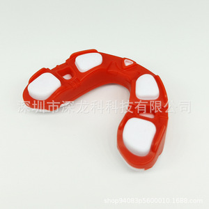 Protectores bucales deportivos antirronquidos y antirruidos de los dientes, para entrenamiento de boxeo, amortiguación de alta elasticidad, resistentes a los golpes. - Product Image 1