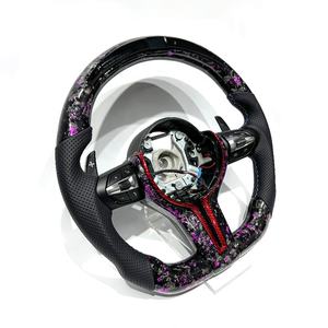 อุปกรณ์ตกแต่งรถยนต์ <span class=keywords><strong>พวงมาลัย</strong></span>คาร์บอนไฟเบอร์ปลอมแปลง <span class=keywords><strong>ล็อค</strong></span><span class=keywords><strong>พวงมาลัย</strong></span>รถยนต์ สำหรับ BMW F13 - Product Image 5