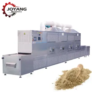 Machine automatique continue de stérilisation d'épice de poudre de gingembre d'équipement de stérilisateur de micro-ondes de poudre de curcuma