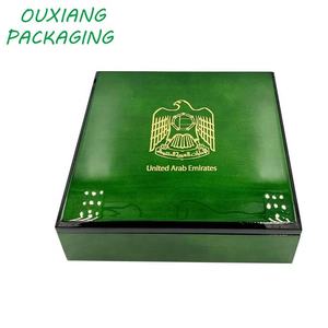 Высокое качество пианино Зеленая Деревянная Отделка роскошная деревянная упаковка для даты подарочная коробка - Product Image 1