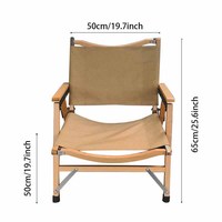 Chaise de camping pliante en bois pour l'extérieur, chaise Kermit légère et portable pour le jardin, la terrasse, le camping et les voyages