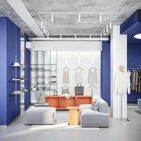 Meubles de vente au détail modernes stand stand stand stand Ladies Fashion Shop Showcase set