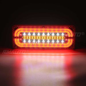 2pcs 24V LED Car Truck Tail <b>Light</b> Taillight Rear <b>Lights</b> Stop Brake Indicator Signal Lamp for Kamaz Trailer Caravan Lorry <b>Tractor</b> - Product Image 3