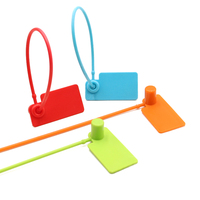 PN-PS2302 Scellés de sécurité en plastique avec logo code-barres, scellés anti-effraction, scellés numérotés en plastique