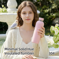 Gobelets isothermes en acier inoxydable à double paroi avec logo personnalisé, pour le sport en plein air, portables, écologiques, isolation thermique 12-24h, 350ML 750ML